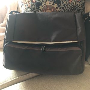 Solo brand Chocolate Messenger Laptop Bag